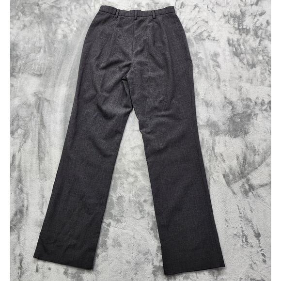 Banana Republic Pants Womens 6 Gray Italian Stretch Wool High Rise Wide Leg - Picture 3 of 10